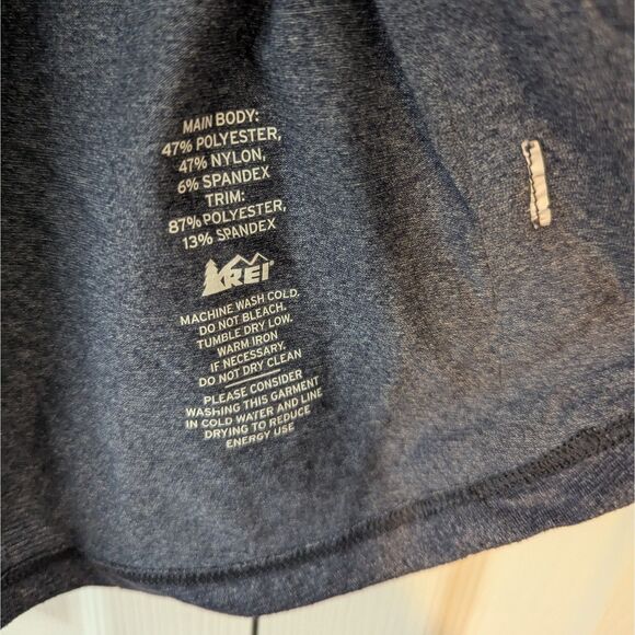 REI Women’s Athletic Tank – Medium – Gray & Purple – Running / Hiking Top - Picture 3 of 4